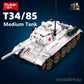 Military 518PCS Soviet Union T34-85 Medium Tank Model Bricks  World War II WW2 Soldier Figures Building Blocks Set Christmas Gif