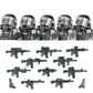 City Police China PTU Special Forces Building Blocks Assault Soldier CTRU Figures Gas Defense Mask Military Weapons Bricks Toys