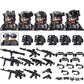 City Special Forces Figures Building Blocks British Special Air Service US Russia SWAT Army Soldiers Military Weapons Bricks Toy