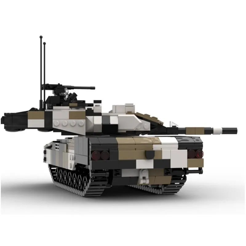 MOC Military Series High Leopard 2 Tank Building Block Model Hand-assembled Boy Love Collecting Bricks Toy Model