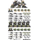 City Special Forces Figures Building Blocks British Special Air Service US Russia SWAT Army Soldiers Military Weapons Bricks Toy