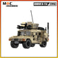 WW2 US Military Armored Vehicle M1114 MOC Building Block Army Special Forces Cars Model DIY Bricks Toys Children's Gifts
