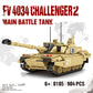 Military series main battle tank building block model challenge leopard 2A7+ ten tank boy children's toy gift