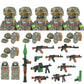 City Special Forces Figures Building Blocks British Special Air Service US Russia SWAT Army Soldiers Military Weapons Bricks Toy