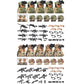 City Special Forces Figures Building Blocks British Special Air Service US Russia SWAT Army Soldiers Military Weapons Bricks Toy