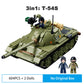 2023 Sluban M38-B1135 M38-B1136 Military WW2 BMP-2MS IFV and T-54S Tank Building Blocks World War 2 Soldier Army Model Toys