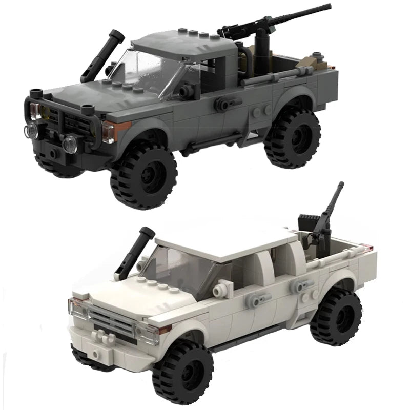 Bricklink MOC Technical Truck Military Special Operations Forces Off-Road Car Speed Vehicles Sets Building Blocks Kid Toys Gift