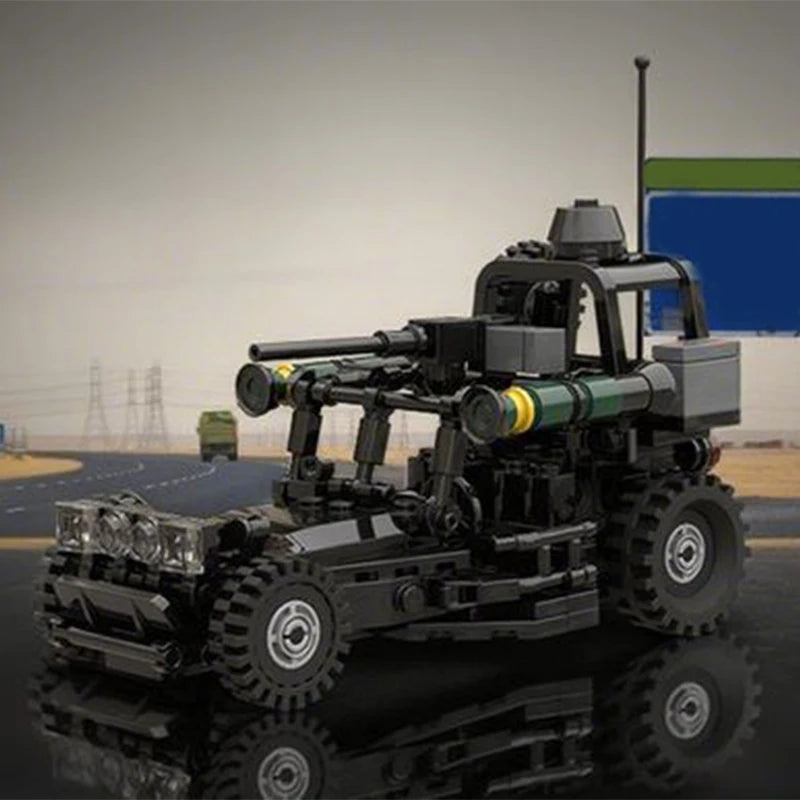 283pcs MOC Desert Patrol Vehicle DPV Navy Seal Combat Vehicle Special Forces  Building Blocks Christmas Gift