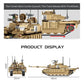 1687Pcs Military Tanks UK Challenger II Main Battle Tank Building Blocks Model Soldier Bricks WW2 Army Toys Kids Children Gifts