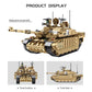 1687Pcs Military Tanks UK Challenger II Main Battle Tank Building Blocks Model Soldier Bricks WW2 Army Toys Kids Children Gifts