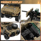 Gobricks MOC Military Series Hummveeeds car Building Blocks Model Militarized off-road vehicle Bricks Assembled Toy ChildrenGift