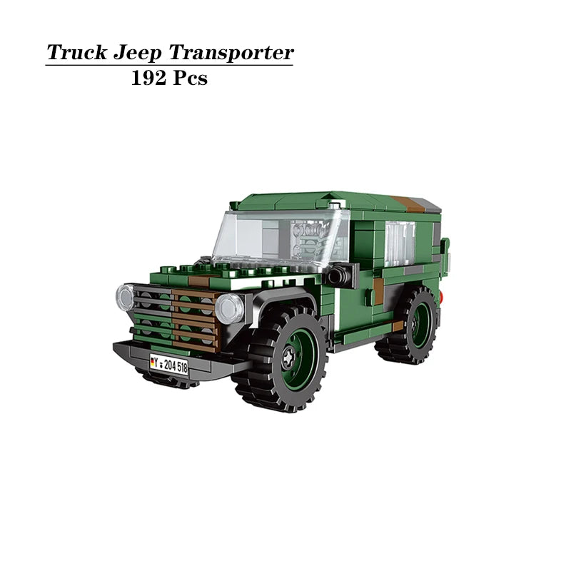 The German Military Weapon Army Weasel Infantry Leopard 2A6 Tank MAN KAT1 8x8 Building Blocks Bricks Toys Compatible With LEGO