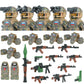 City Special Forces Figures Building Blocks British Special Air Service US Russia SWAT Army Soldiers Military Weapons Bricks Toy