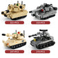 Military series main battle tank building block model challenge leopard 2A7+ ten tank boy children's toy gift