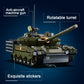 Sluban M38-B1178 2in1 Military WW2 T-80BVMS Main Battle Tank Army Vehicle Weapon Model Bricks Building Block Toy for Gift Kids