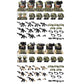 City Special Forces Figures Building Blocks British Special Air Service US Russia SWAT Army Soldiers Military Weapons Bricks Toy