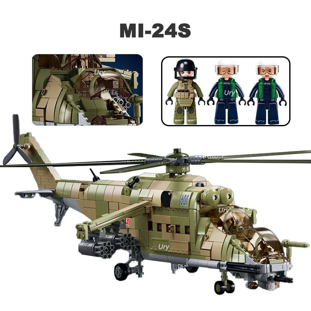 2023 Sluban M38-B1135 M38-B1136 Military WW2 BMP-2MS IFV and T-54S Tank Building Blocks World War 2 Soldier Army Model Toys