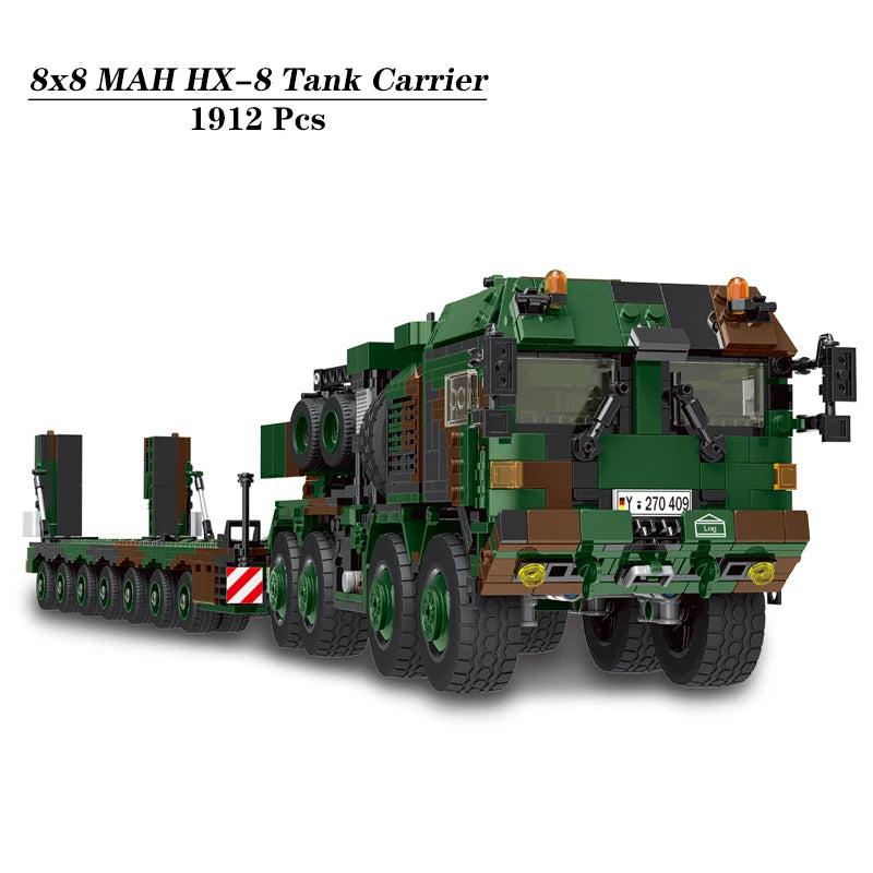 The German Military Weapon Army Weasel Infantry Leopard 2A6 Tank MAN KAT1 8x8 Building Blocks Bricks Toys Compatible With LEGO