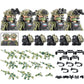 City Special Forces Figures Building Blocks British Special Air Service US Russia SWAT Army Soldiers Military Weapons Bricks Toy