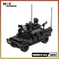 MOC Building Block Military Vehicle Hummer M-1043 Armored SWAT Special Forces Vehicle Model Originality Bricks Boy Toy Xmas Gift