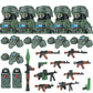 City Special Forces Figures Building Blocks British Special Air Service US Russia SWAT Army Soldiers Military Weapons Bricks Toy