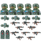 City Special Forces Figures Building Blocks British Special Air Service US Russia SWAT Army Soldiers Military Weapons Bricks Toy