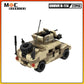 WW2 US Military Armored Vehicle M1114 MOC Building Block Army Special Forces Cars Model DIY Bricks Toys Children's Gifts