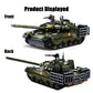Sluban M38-B1178 2in1 Military WW2 T-80BVMS Main Battle Tank Army Vehicle Weapon Model Bricks Building Block Toy for Gift Kids